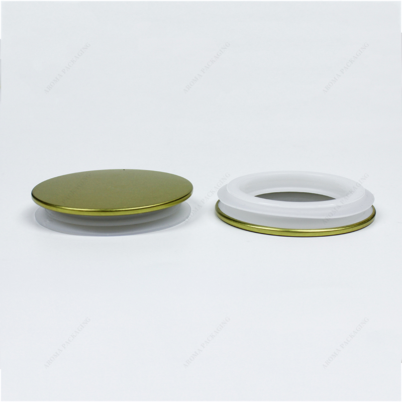 Round tinplate lid